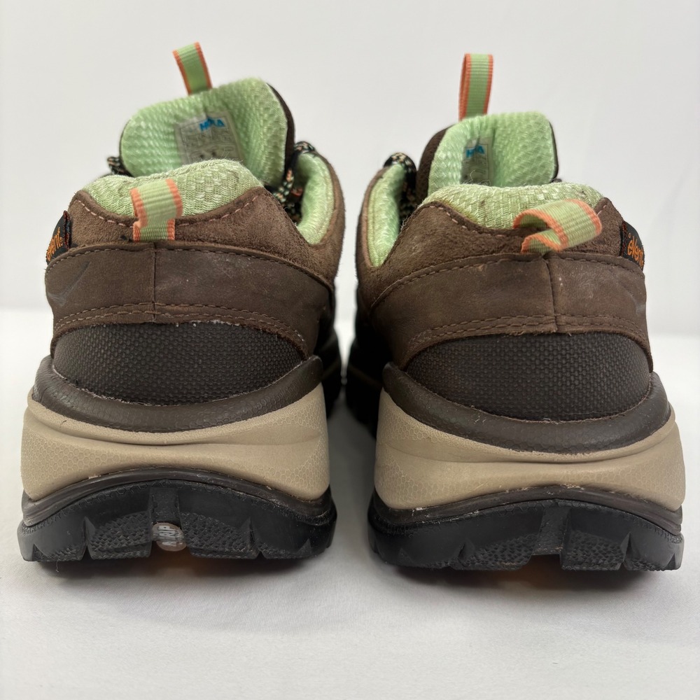 Hoka One One Tor Summit WP Womens Brown Green Waterproof Hiking Trail Shoes 8.5 - Picture 2 of 12